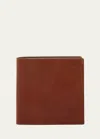 Il Bisonte Men's Galileo Leather Bifold Wallet In Seppia