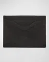 Il Bisonte Men's Leather Card Case In Black