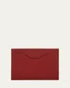 Il Bisonte Men's Leather Card Case In Red