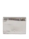 Il Bisonte 올리베타 레더 스몰 지갑 In Metallic