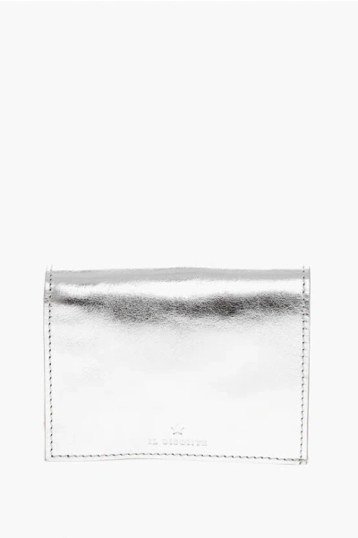 Il Bisonte Metallic Leather Effect Wallet
