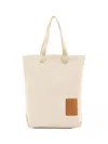 Il Bisonte Natural Cotton Canvas Tote Bag In Multi