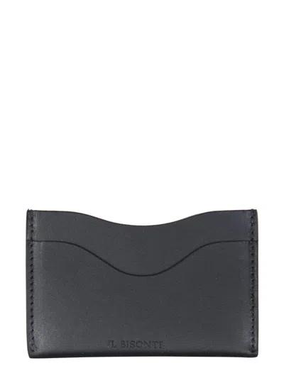 Il Bisonte Orion Card Case In Black