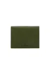 Il Bisonte Snap Wallet In Green