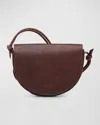 Il Bisonte Women's Snodo Leather Crossbody Saddle Bag In Caffe