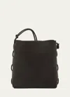 Il Bisonte Women's Snodo Leather Crossbody Tote Bag In Black