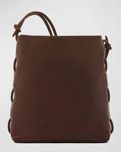 Il Bisonte Women's Snodo Leather Crossbody Tote Bag In Caffe
