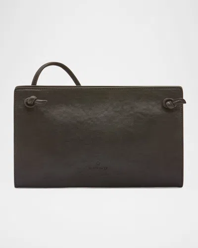 Il Bisonte Snodo Zip Leather Crossbody Bag