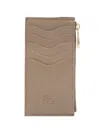 Il Bisonte Vertical Leather Wallet In Neutrals