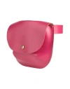 Il Bisonte Woman Belt Bag Magenta Size - Soft Leather In Magenta
