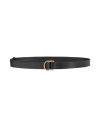 Il Bisonte Woman Belt Black Size Onesize Leather