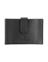 Il Bisonte Woman Cardholder Black Size - Leather In Black