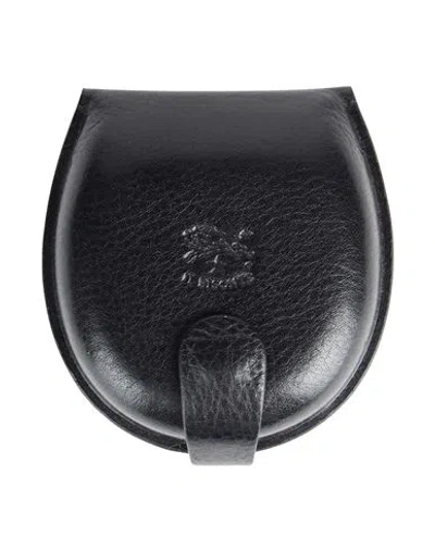 Il Bisonte Woman Coin Purse Black Size - Leather In Black