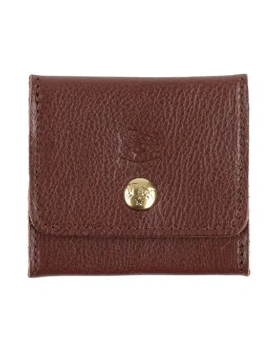 Il Bisonte Woman Coin Purse Brown Size - Leather