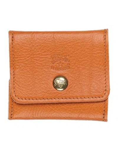 Il Bisonte Woman Coin Purse Camel Size - Leather In Beige