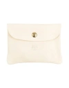Il Bisonte Woman Coin Purse Cream Size - Leather In White