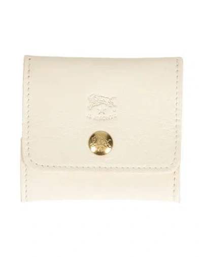 Il Bisonte Woman Coin Purse Cream Size - Leather In White