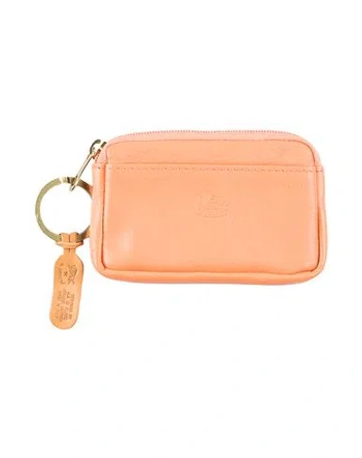 Il Bisonte Woman Coin Purse Orange Size - Leather