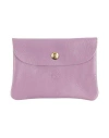 Il Bisonte Woman Coin Purse Purple Size - Leather In Purple