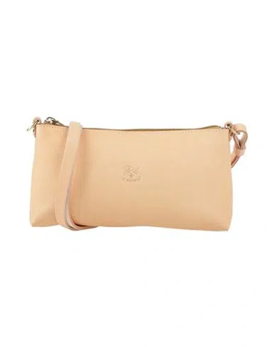 Il Bisonte Woman Cross-body Bag Blush Size - Leather In Pink