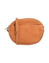 Il Bisonte Woman Cross-body Bag Camel Size - Leather In Sand
