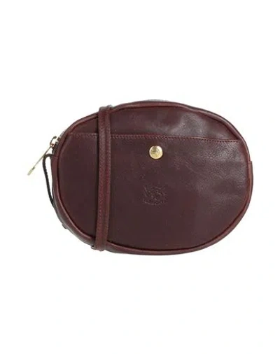 Il Bisonte Woman Cross-body Bag Chocolate Brown Size - Leather