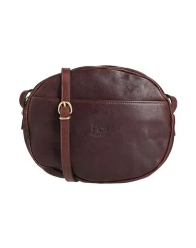 Il Bisonte Woman Cross-body Bag Dark Brown Size - Leather