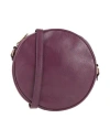Il Bisonte Woman Cross-body Bag Deep Purple Size - Leather