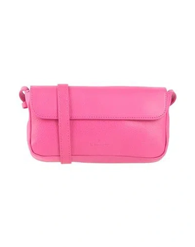 Il Bisonte Woman Cross-body Bag Fuchsia Size - Leather In Pink