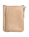 Il Bisonte Woman Cross-body Bag Light Brown Size - Leather In Sand