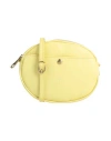 Il Bisonte Woman Cross-body Bag Light Yellow Size - Soft Leather In Yellow