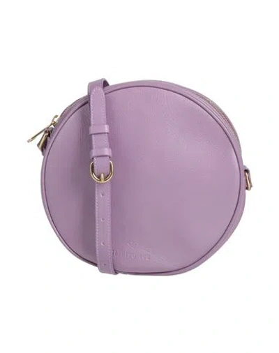 Il Bisonte Woman Cross-body Bag Lilac Size - Leather In Purple
