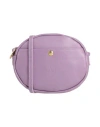 Il Bisonte Woman Cross-body Bag Lilac Size - Leather In Purple