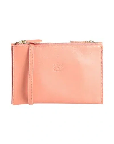 Il Bisonte Woman Cross-body Bag Pink Size - Leather