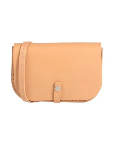 Il Bisonte Woman Cross-body Bag Sand Size - Leather In Beige