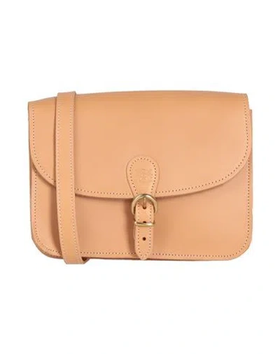 Il Bisonte Woman Cross-body Bag Tan Size - Leather In Brown