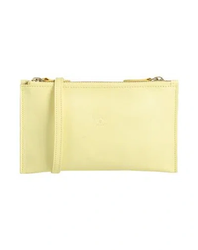 Il Bisonte Woman Cross-body Bag Yellow Size - Leather