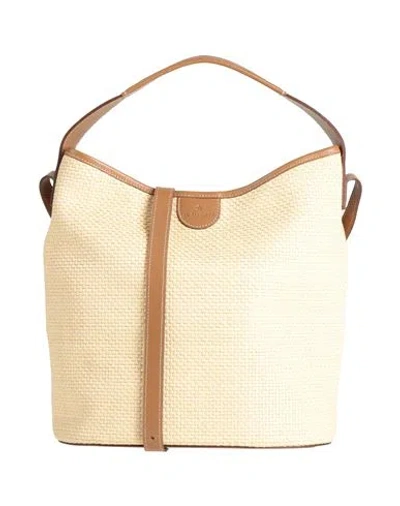 Il Bisonte Woman Cross-body Bag Beige Size - Natural Raffia