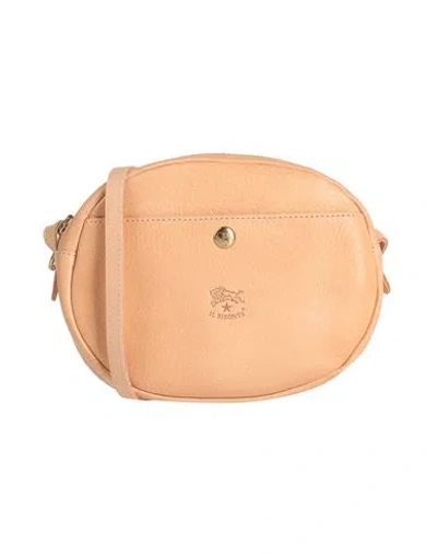 Il Bisonte Woman Cross-body Bag Blush Size - Leather In Pink