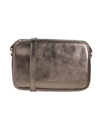 Il Bisonte Woman Cross-body Bag Bronze Size - Leather