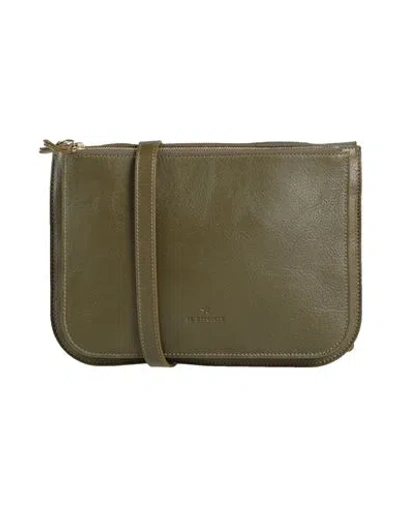 Il Bisonte Woman Cross-body Bag Military Green Size - Leather