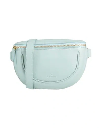 Il Bisonte Woman Cross-body Bag Sky Blue Size - Leather