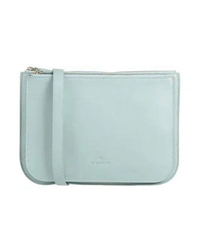 Il Bisonte Woman Cross-body Bag Sky Blue Size - Leather