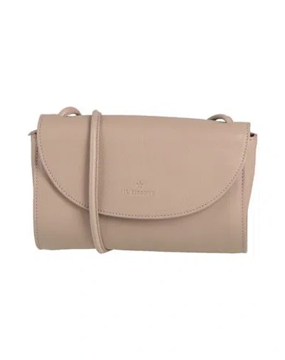 Il Bisonte Woman Cross-body Bag Taupe Size - Leather