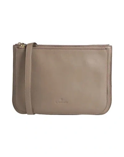 Il Bisonte Woman Cross-body Bag Taupe Size - Leather In Grey