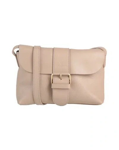 Il Bisonte Woman Cross-body Bag Taupe Size - Leather In Grey