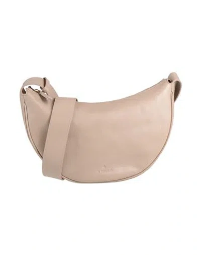 Il Bisonte Woman Cross-body Bag Taupe Size - Leather In Grey