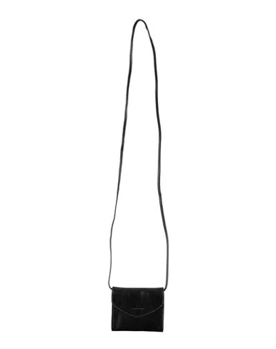 Il Bisonte Woman Crossbody Wallet Black Size - Leather
