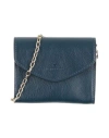Il Bisonte Woman Crossbody Wallet Navy Size - Leather