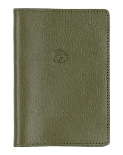 Il Bisonte Woman Document Holder Military Green Size - Leather